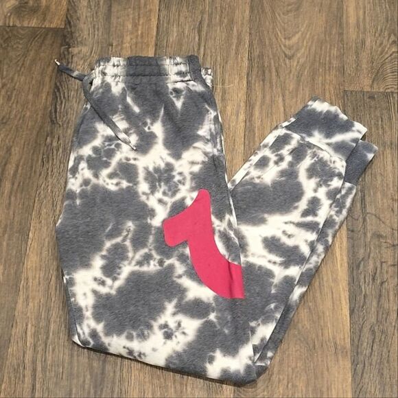 True Religion Horseshoe Logo Tie Dye Pocketed Joggers - Picture 9 of 9